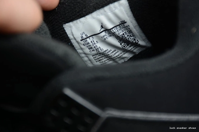 Reps LUCY 4 (2020) Jordan Air Black Cat CU1110-010 0712